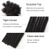 Kamadreads 100% real human hair dreamlock extensions for man women full head handdress 0.4cm/0.6cm/0.8cm dreamlocks human hair