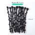Kamadreads new design loc coils extensions 100% human hair loose end loc extension with curly tips textured locs private label