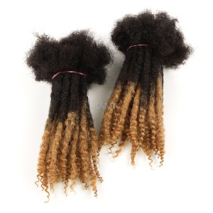 KAMA DREADS 1B/27 | textured loc extensions | loose end dreams locs crochet curly loose tip locs