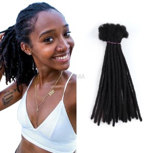 [KAMA Dreads] wholesale braiding human natural locs hair loc extensions crochet dreadlocks extensions dreads human hair