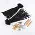 KAMA dream locks 100% handmade afro kinky curly natural micro braiding locks, virtual human hair crochet dreamlocks extension