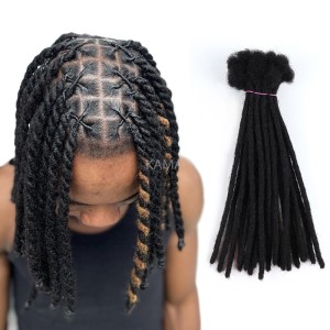 KAMA dream locks 100% handmade afro kinky curly natural micro braiding locks, virtual human hair crochet dreamlocks extension