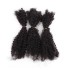 [Kama Dreads] Wholesale afro curl Marley braid hair 4b 4c 100% human Brazilian braiding hair afro kinky bulk human hair