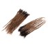 Kamadreads 10stands one package textured locs human hair locs coiled loc extensions human hair curly ends
