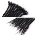 Kamadreads 10stands one package human hair locs coiled curly ends permanent loc extensions human hair tight goddess locs