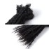 Kamadreads 10stands one package human hair locs coiled curly ends permanent loc extensions human hair tight goddess locs