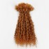 Kamadreads 10stands one package handmade real human hair locs coiled loc extensions human hair curly ends loose goddess locs