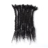 Kamadreads 10stands one package human hair locs coiled curly ends permanent loc extensions human hair tight goddess locs