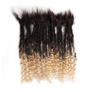 [Kama Dreads] wholesale 100% handmade afro kinky human hair locs deep goddess dreadlock extensions dreadlock naturel