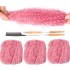 Wholesale cuticle aligned 100% unprocessed raw afro kinky curly human virgin hair bulk,dreadlocks bundles bulk vendors
