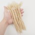 KAMA Dreads Small Size 100% Wholesale Virgin Human Hair Textured Coiled Tips Locs With N atural Black #30 #27 #613 Color