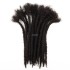 KAMA Dreads Small Size 100% Wholesale Virgin Human Hair Textured Coiled Tips Locs With N atural Black #30 #27 #613 Color