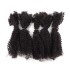 Deep Curly Afro Kinky Curly 4A Textured Human Hair Bulk Natural Black 100g Per Pack