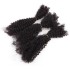 Deep Curly Afro Kinky Curly 4A Textured Human Hair Bulk Natural Black 100g Per Pack