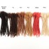 KAMA Dreads Small Size 100% Wholesale Virgin Human Hair Textured Coiled Tips Locs With N atural Black #30 #27 #613 Color