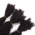 Deep Curly Afro Kinky Curly 4A Textured Human Hair Bulk Natural Black 100g Per Pack