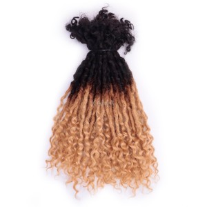 Ombre   Culture locs Human hair bulk hair curly texture Kama hair dreadlocks