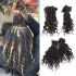 Kamadreads Deep Goddess Locs X-Small Size Handmade Crochet 100% Dreadlocks Extensions Human Hair Locs Extensions 0.4cm