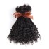 Kamadreads Deep Goddess Locs X-Small Size Handmade Crochet 100% Dreadlocks Extensions Human Hair Locs Extensions 0.4cm