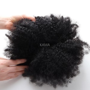 Kama Wholesale Hair Bundle 4c Afro Kinky Curly Human Hair Weave Mongolian Kinky Curly Hair