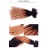 Ombre  100% Hand-Made Loc Extensions Afro Kinky human hair textured crochet Dreadlocks