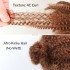 KAMA meche afro kinky coily 4c bundles 4b 4c afro kinky coily hair soft afro human hair bundles no weft