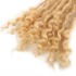 Kama dreads new hot 27/613 deep goddess locs new style dreadlock naturel handmade loc extens curly dread locks loc hair products