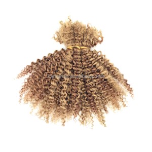 [KAMA Dreads] High quality bulk human hair afro kinky curly human braiding hair bulk no weft