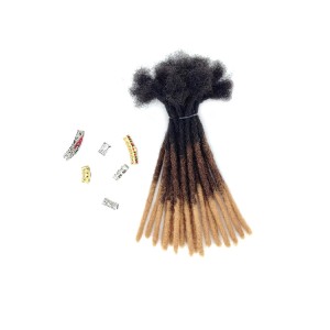 KAMA 100% Real human hair locs extensions full handmade crochet dreadlocks human hair for men