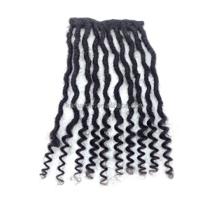 [KAMA Dreads] Human hair dreadlocks extensions natural dread locks with clips