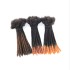 KAMA 100% human hair locs extensions permanent 0.4cm thickness dreadlocks human hair for men/women