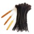 KAMA curly locs human hair locs extensions full handmade crochet locs with curly ends