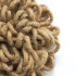 [KAMA dreads] Locs drawstring ponytail  human hair clip in loc bun petals for black women