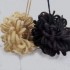 [KAMA dreads] Afro dreadlock high puff drawstring ponytail human hair loc petal buns for black women