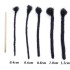 KAMA 100% Handmade Indian Hair Permanent Dreadlock Extensions Can Be Curled and Bleached Needle-Fixed Locs Extension