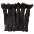 KAMA 100% Handmade Indian Hair Permanent Dreadlock Extensions Can Be Curled and Bleached Needle-Fixed Locs Extension
