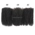 KAMA 4ctwist Afro Kinky Bulk Natural for Braiding Virgin Remy Human Hair Extensions for Dreadlock Braiding