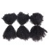 KAMA KC3 Locs Crochet Braids Bulk Manufactures Kinky Curly Remy Hair Indian Afro Braiding Weft Best Quality Bulk Human Hair