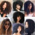 KAMA 4B Factory Price Afro Kinky Curly Hair Bundles 4A 4B 4C Human Hair Bundles 8-28inch Remy Hair