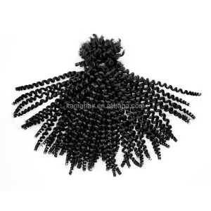 KAMA 4B Factory Price Afro Kinky Curly Hair Bundles 4A 4B 4C Human Hair Bundles 8-28inch Remy Hair