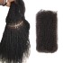 KAMA Factory Hot Sale Pre-stretched Natural Black Human Boho Braiding Extensions for Daily Hairstyles